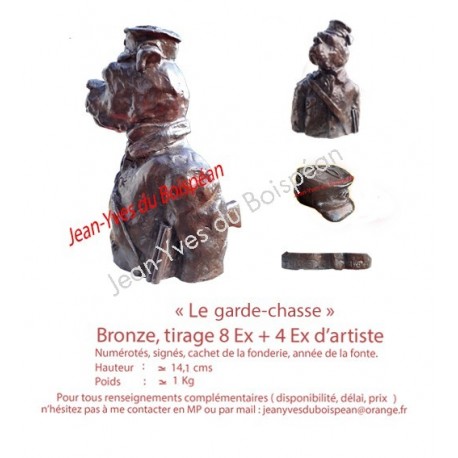 Le Garde-Chasse (bronze)